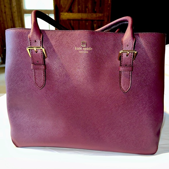 Kate Spade Oxblood Large Tote - Picture 1 of 12